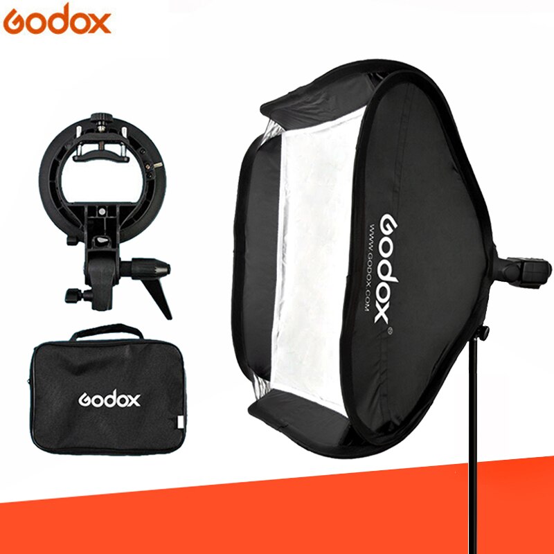 Godox-Ajustable Flash Softbox 80cm x 80cm + S Ÿ ..